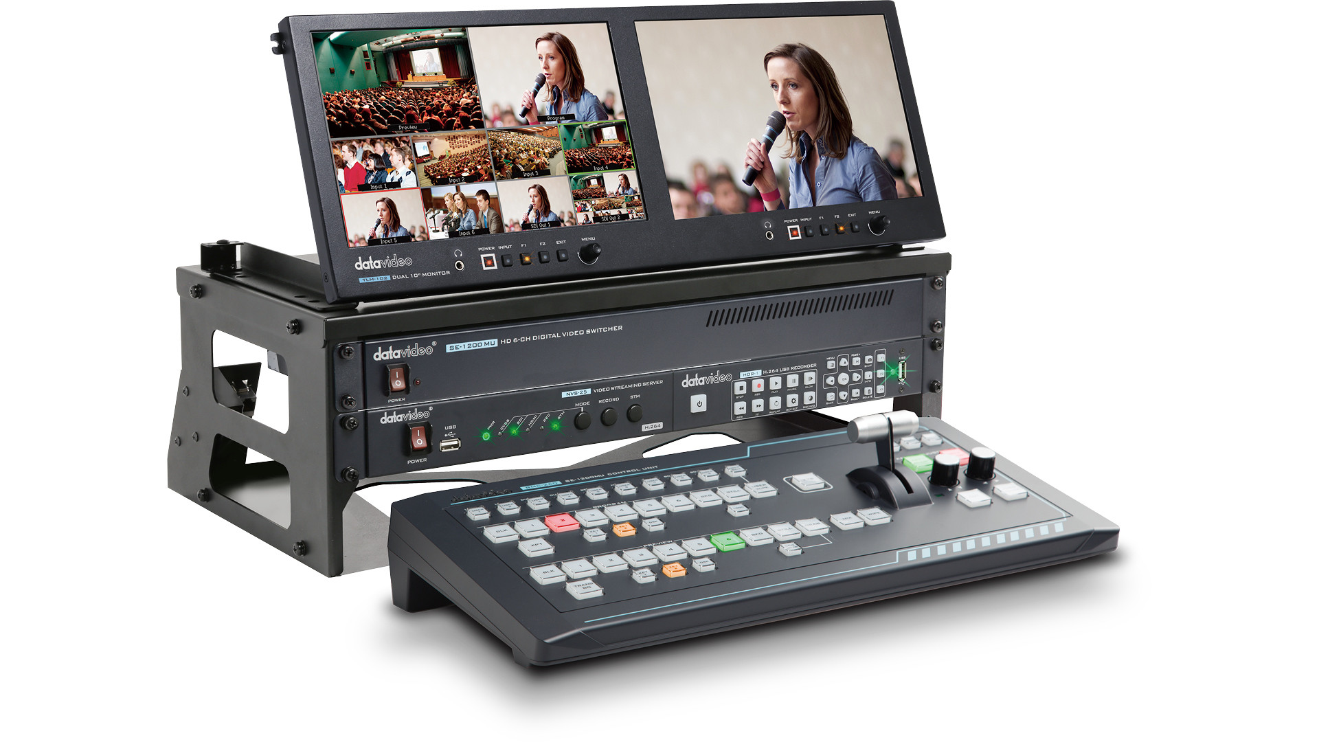 DataVideo GO-1200 Studio Channel HD Portable Video Production