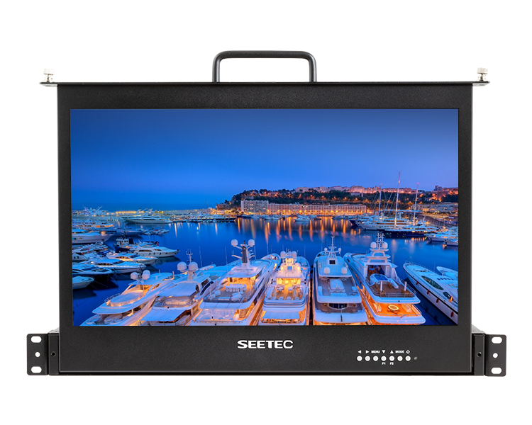 Seetec SC173-HSD-56 Pull out rachmount Monitor HDMI SDI In/out 1RU