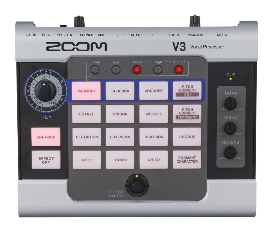 Zoom V3 Vocal Processor - Effect processors