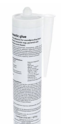 Glue for acoustic foam