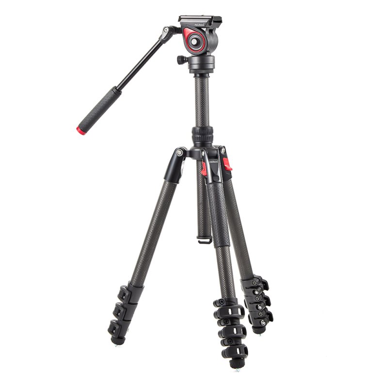 miliboo MB-MUFB-BK Tripod kit (carbon fiber), 55-150 cm, 5 kg load, 2,1 kg net w.