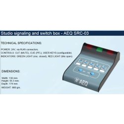 AEQ SRC-03 On air light and switch studio box