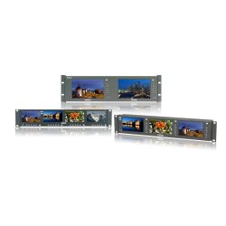 AEQ Kroma LM6505 3x5in Monitor 2xPAL+ 2xSD/HD-SDI