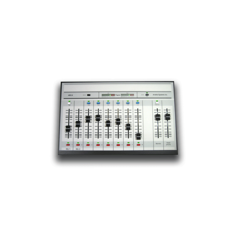 Arrakis ARC-8-Blue On Air Broadcast Console