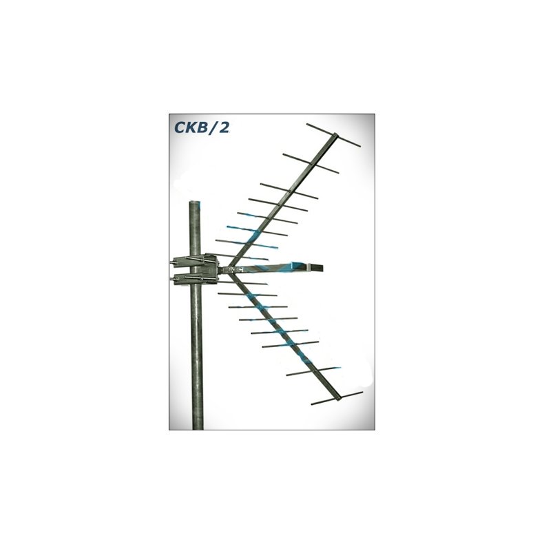 EuroCaster CKB/2C STL Corner Reflector Antenna 500W 9 dBd Stainless Steel, 380-530 MHz