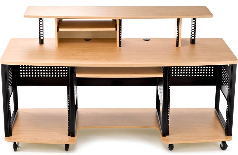 Broadcast Producer Station desk with built in racks - low cost - Studio ...