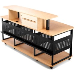 Broadcast Producer Station desk with built in racks - low cost
