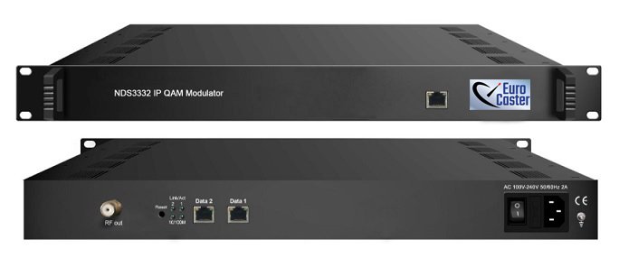 Eurocaster EC-3332 32 Channel IP QAM Modulator - Satellite head-end ...