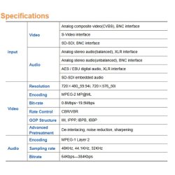 Eurocaster EC-3201B MPEG2 Encoder