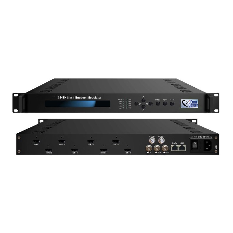 Eurocaster EC3548H 8 in 1 encoder modulator