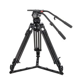 Secced REACH PLUS 1 (AL) KIT - with Two-Stage Tripod &amp; Fluid Head, Aluminium