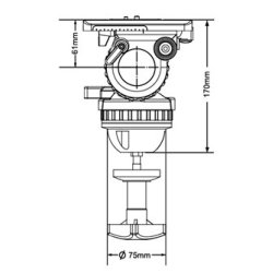 Secced Accy-Fluid Head for Mini-DV and HDV camcorder