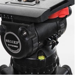 Secced REACH PLUS 3 (AL) KIT - with Two-Stage Tripod &amp; Fluid Head, Aluminium