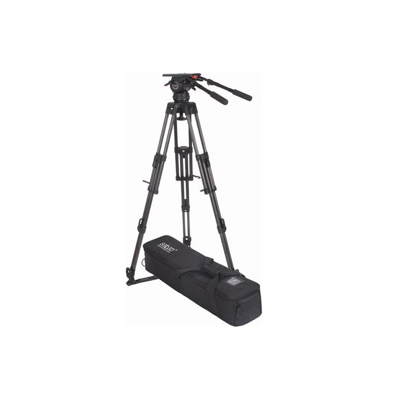 Secced REACH PLUS 4 (CF) KIT - with Two-Stage Carbon Fiber Tripod &amp; Fluid Head, Carbon Fiber