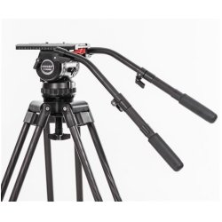 Secced REACH PLUS 4 (CF) KIT - with Two-Stage Carbon Fiber Tripod &amp; Fluid Head, Carbon Fiber