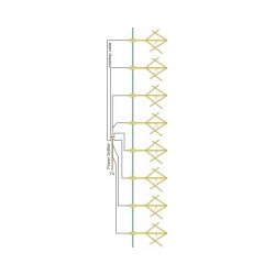 EuroCaster CW8F5 Circular Polarization FM Wide Band Antenna 5kW Stainless Steel