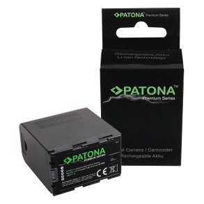 PATONA Premium Battery f. JVC SSL-75 /SSL-JVC50 SSL-JVC75 HM600 HM650 LG cells-7800mAh, USB 5V, 2,1A