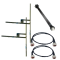Eurocaster DH2S10 FM antenna system, 2 dipoles WB, steel, gain 5dBd, power 10KW, conn. In 1+5/8