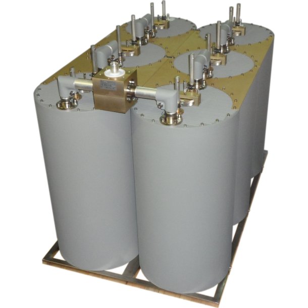 Delta Meccanica 2x10kW FM Star point combiner, triple cavity filters, 87,5-198 MHz