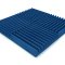 EQ Acoustics Classic Wedge 30 30 x 30 x 5cm Classic Wedge Tiles, Blue, 16 Pack - including adhesive 