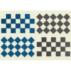 EQ Acoustics Classic Wedge 30 30 x 30 x 5cm Classic Wedge Tiles, Blue, 16 Pack - including adhesive 