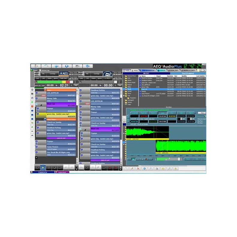 AEQ AudioPlus Planner for Radio Automation