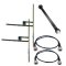 EuroCaster DM2M2 FM Antenna 2 x dipole stainless steel 1,5kW