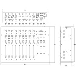 Sonifex S0V2 Radio Broadcast Mixer, 9 Channel Analogue