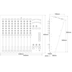 Sonifex S1 Radio Broadcast Mixer, 10 Channel Analogue\Digital