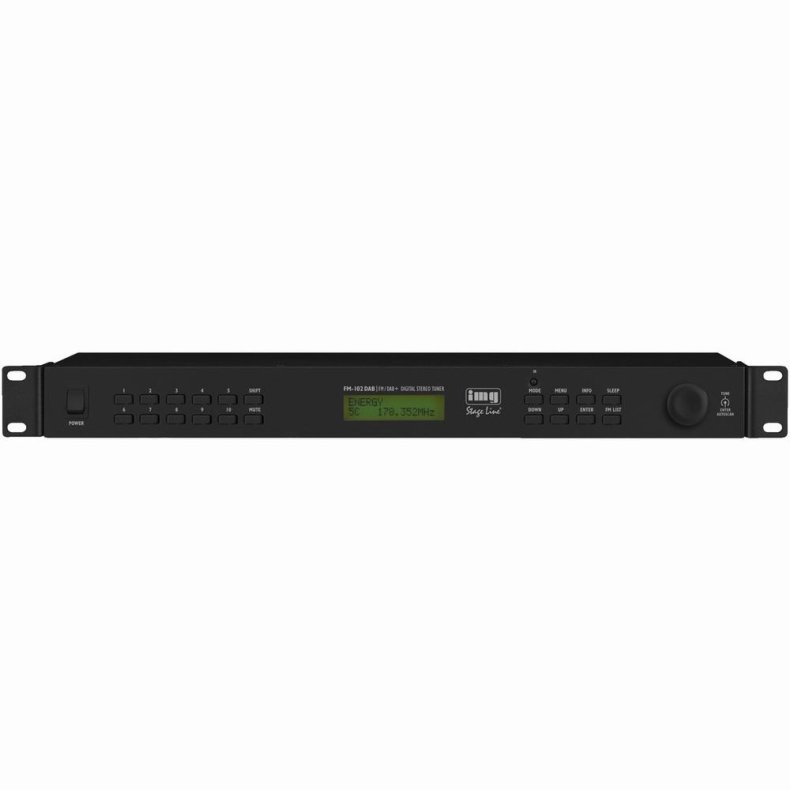 IMG FM-102DAB FM/DAB+ radio receiver 1U rack