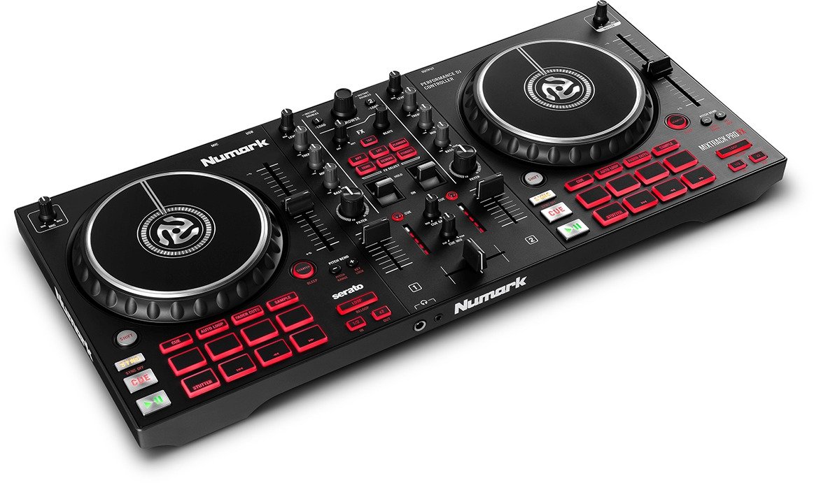 Numark Mixtrack Pro FX-2 deck DJ controller-8 Performance pads per
