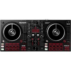 Numark Mixtrack Pro FX-2 deck DJ controller-8 Performance pads per deck, 1 mic in, SW Serato DJ lite