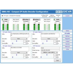 DEVA DB91-RX Compact IP Audio Decoder