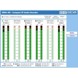 DEVA DB91-RX Compact IP Audio Decoder