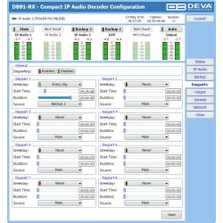 DEVA DB91-RX Compact IP Audio Decoder