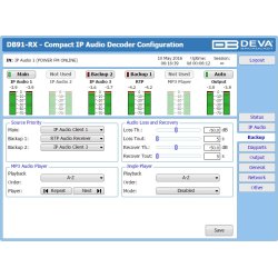 DEVA DB91-RX Compact IP Audio Decoder