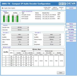 DEVA DB91-TX Compact IP Audio Encoder