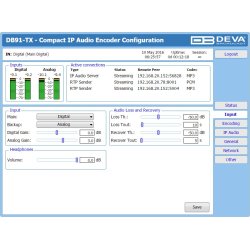 DEVA DB91-TX Compact IP Audio Encoder