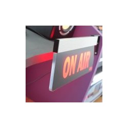 AEV OAL On Air Light, double face, red, dim. 145 x 355 x 15 mm