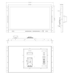 Seetec 4K280-9HSD-CO 28" 4K UHD Resolution Carry-on Broadcast Monitor for CCTV Monitoring &amp; Movies