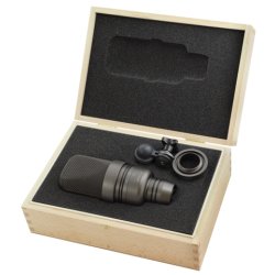 Microtech Gefell UM930 twin Microphone with microphoneholder and cable, dark Bronze