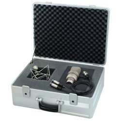 Microtech Gefell UM930 twin Microphone with schockmount in suitcase, nickel