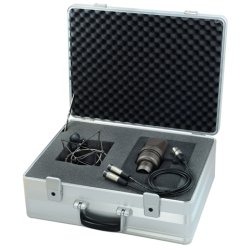 Microtech Gefell UM930 twin Microphone with schockmount and suitcase,  dark bronze