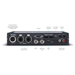 AJA DANTE AV 4K (R) Receiver 12G-SDI and HDMI 2.0 Conversion to and from Dante AV IP Video/Audio