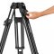 Manfrotto 504X Fluid Video Head with 645 Fast Twin Alu Tripod