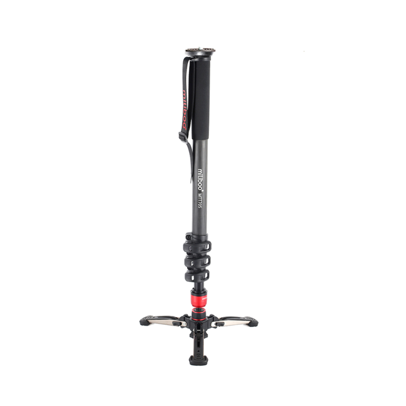 miliboo MB-MTT705BSWH Carbon Fiber Monopod Legs, 65-178 cm, 10 kg load, 1,1 kg net w.