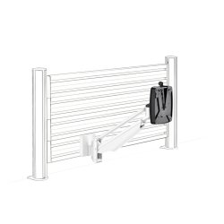 NOVUS Clu I SW, with organisation wall mount, white