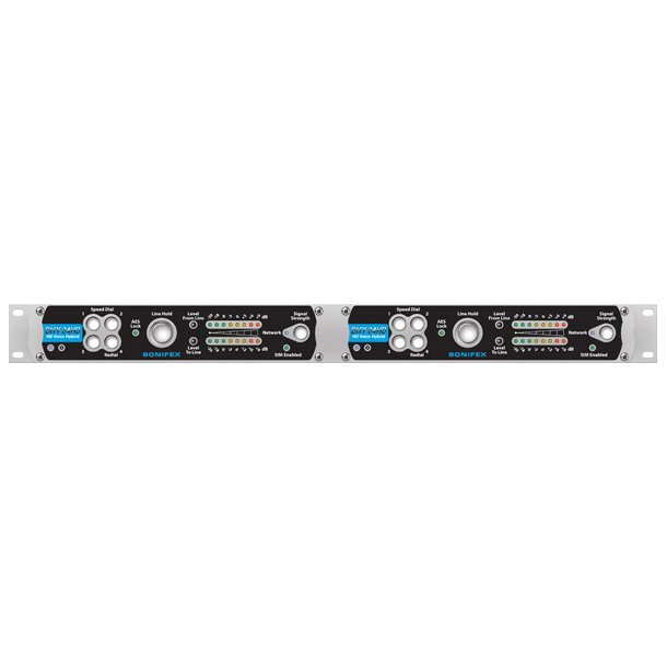 Sonifex DHY-04HDT Twin Digital HD Voice TBU, AES/EBU, Analogue, Ethernet, Rack Mounted