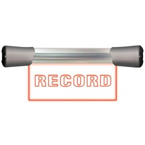 Sonifex LD-40F1REC LED Single Flush Mounting 40cm RECORD sign
