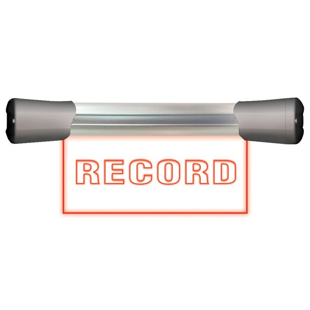 Sonifex LD-40F1REC LED Single Flush Mounting 40cm RECORD sign